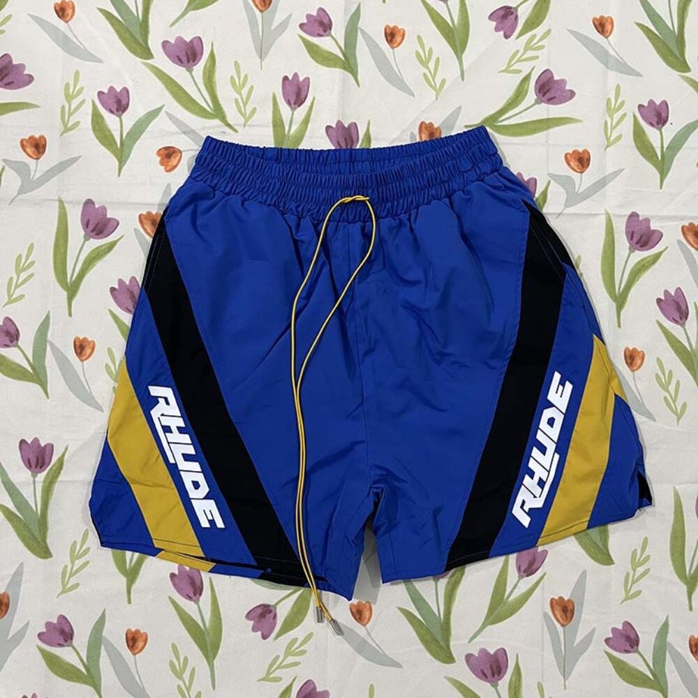 Blue Rhude Track Shorts